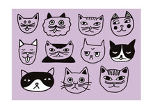 Load image into Gallery viewer, July 2026 art print: Cats (ships free)
