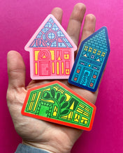 Load image into Gallery viewer, Little Houses Sticker Pack • Set of 3 • Free Shipping
