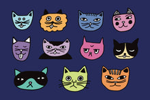 Load image into Gallery viewer, July 2026 sticker: Cats (ships free)
