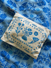 Load image into Gallery viewer, Bouquet — Hand-Printed Zipper Bag
