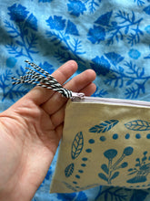 Load image into Gallery viewer, Bouquet — Hand-Printed Zipper Bag
