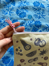 Load image into Gallery viewer, Purple Produce — Hand-Printed Zipper Bag
