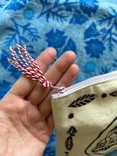 Load image into Gallery viewer, Little Village 1 — Hand-Printed Zipper Bag
