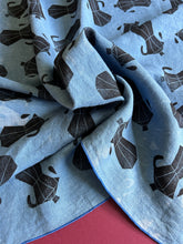 Load image into Gallery viewer, Moka Pots — Naturally-Dyed and Hand-Printed Bandana
