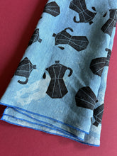 Load image into Gallery viewer, Moka Pots — Naturally-Dyed and Hand-Printed Bandana
