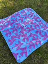 Load image into Gallery viewer, Pink Birds - Naturally Dyed and Handprinted Scarf
