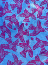 Load image into Gallery viewer, Pink Birds - Naturally Dyed and Handprinted Scarf
