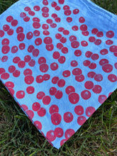Load image into Gallery viewer, Cherry Tomatoes #2 - Naturally Dyed and Handprinted Scarf
