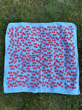 Load image into Gallery viewer, Cherry Tomatoes #2 - Naturally Dyed and Handprinted Scarf
