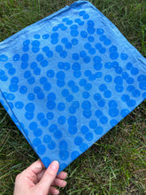 Load image into Gallery viewer, Blueberries - Naturally Dyed and Handprinted Scarf

