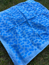 Load image into Gallery viewer, Blueberries - Naturally Dyed and Handprinted Scarf
