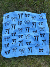 Load image into Gallery viewer, Black Bows #2 - Naturally Dyed and Handprinted Scarf

