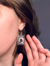 Load image into Gallery viewer, PRE-ORDER —Mini Tough / Tender earrings in CLEAR — choose your pair!
