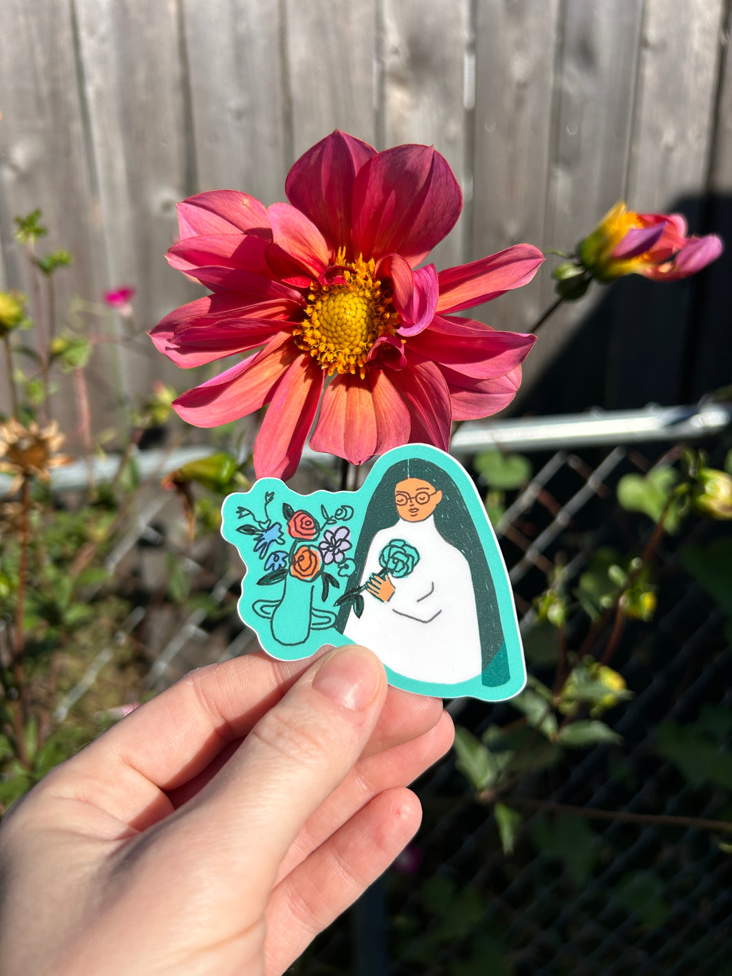 May 2025 sticker: Bouquet (ships free)