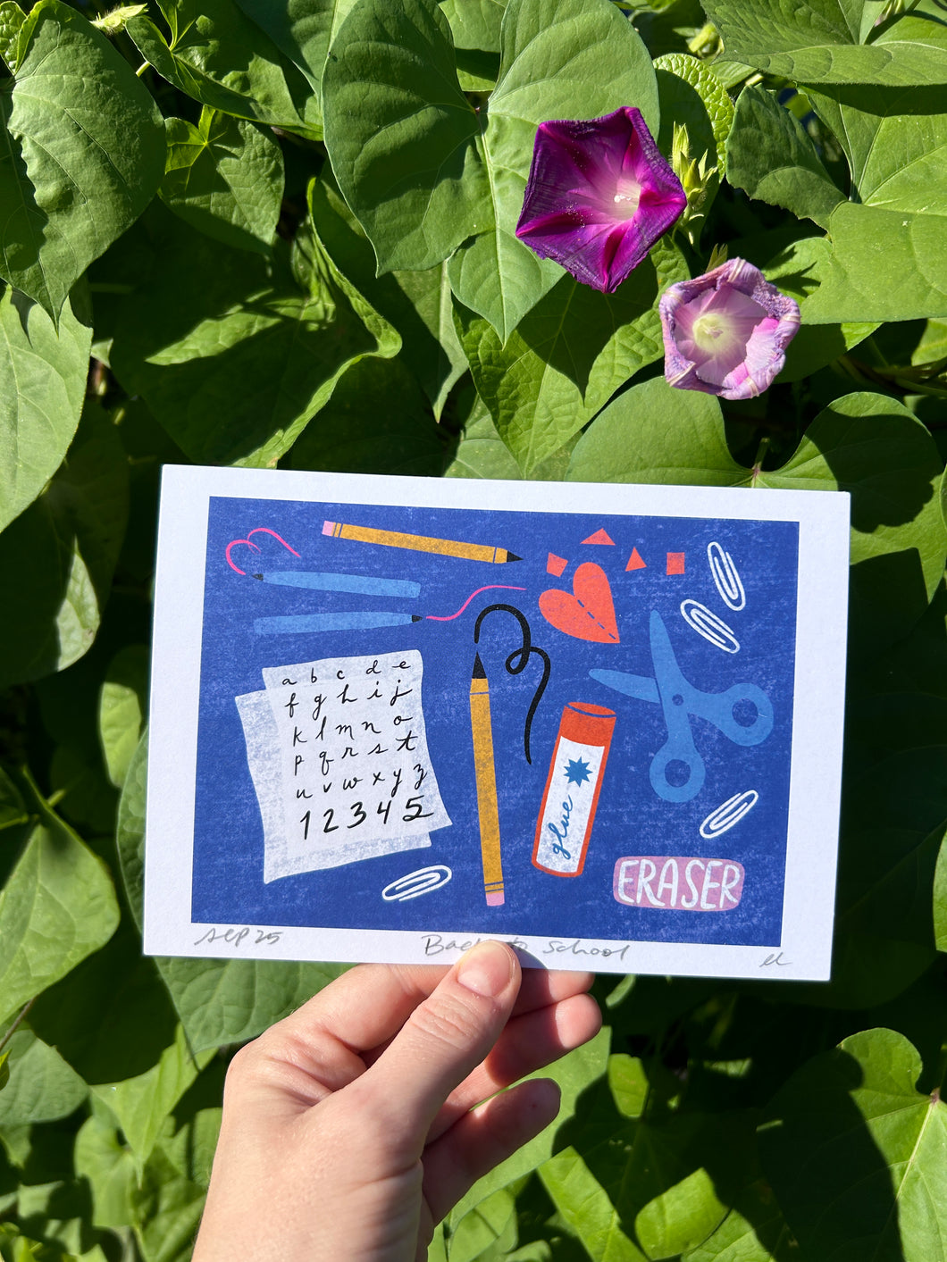 September 2025 art print: Back to School (ships free)