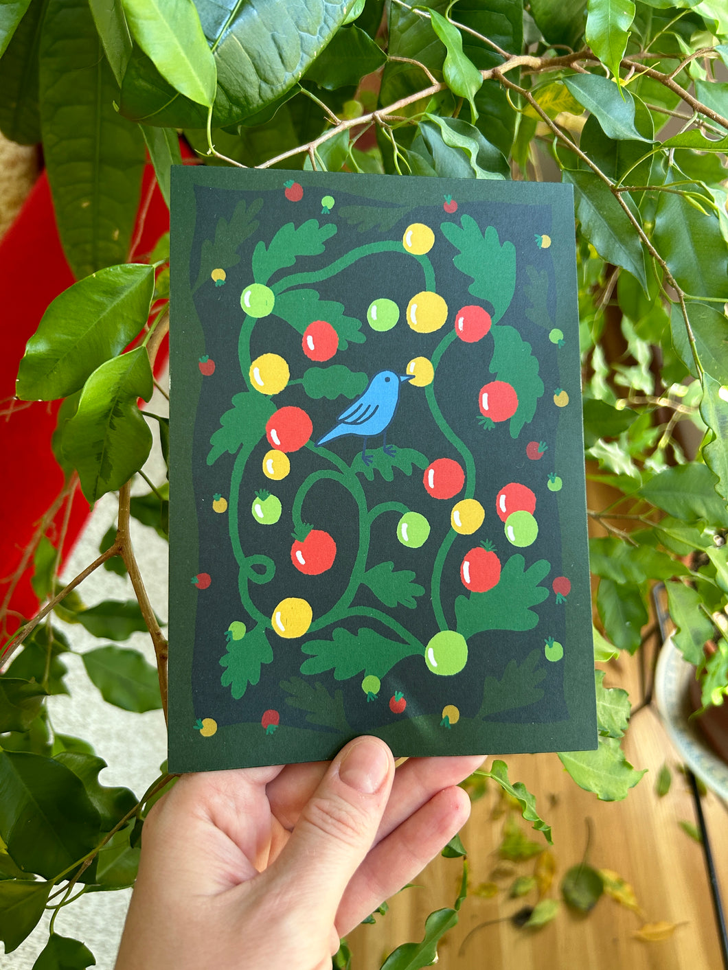 August 2025 art print: Tomato Thief (ships free)