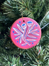 Load image into Gallery viewer, Clay Floral Ornament #11
