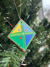 Load image into Gallery viewer, Clay Diamond Ornament #6
