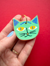 Load image into Gallery viewer, Clay Cat Ornament #1
