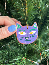 Load image into Gallery viewer, Clay Cat Ornament #2
