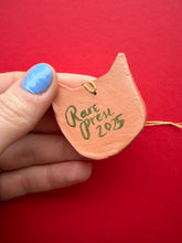 Load image into Gallery viewer, Clay Cat Ornament #3

