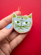 Load image into Gallery viewer, Clay Cat Ornament #4
