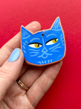 Load image into Gallery viewer, Clay Cat Ornament #5
