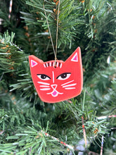 Load image into Gallery viewer, Clay Cat Ornament #6
