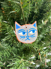 Load image into Gallery viewer, Clay Cat Ornament #7
