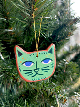 Load image into Gallery viewer, Clay Cat Ornament #9
