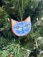 Load image into Gallery viewer, Clay Cat Ornament #10
