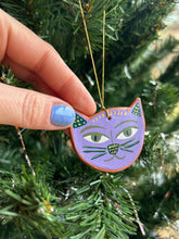 Load image into Gallery viewer, Clay Cat Ornament #11

