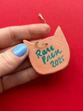 Load image into Gallery viewer, Clay Cat Ornament #13
