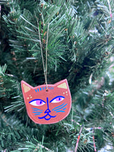 Load image into Gallery viewer, Clay Cat Ornament #14
