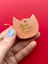 Load image into Gallery viewer, Clay Cat Ornament #21
