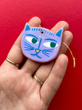 Load image into Gallery viewer, Clay Cat Ornament #26
