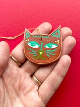 Load image into Gallery viewer, Clay Cat Ornament #27
