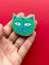 Load image into Gallery viewer, Clay Cat Ornament #29
