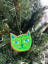 Load image into Gallery viewer, Clay Cat Ornament #34
