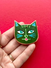 Load image into Gallery viewer, Clay Cat Ornament #35
