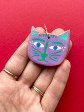 Load image into Gallery viewer, Clay Cat Ornament #36
