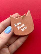 Load image into Gallery viewer, Clay Cat Ornament #37
