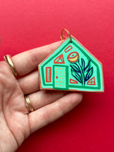 Load image into Gallery viewer, Clay House Ornament #73
