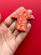 Load image into Gallery viewer, Clay House Ornament #39
