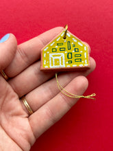 Load image into Gallery viewer, Clay House Ornament #37
