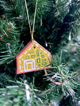 Load image into Gallery viewer, Clay House Ornament #37
