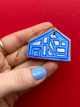 Load image into Gallery viewer, Clay House Ornament #33
