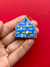 Load image into Gallery viewer, Clay House Ornament #32
