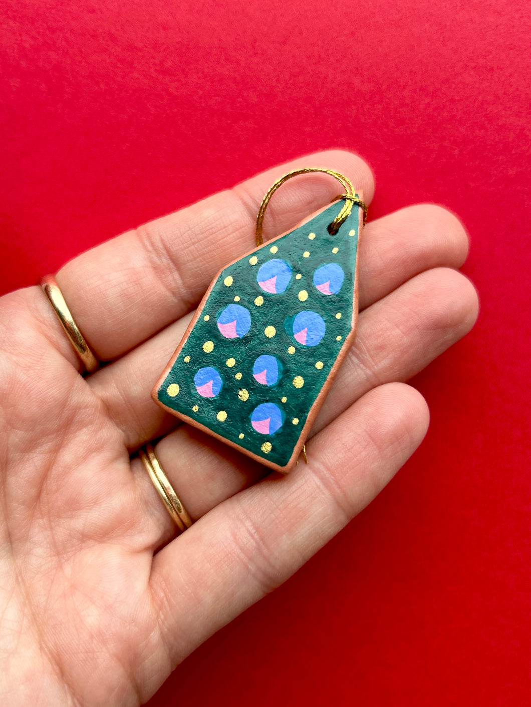 Clay House Ornament #29