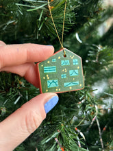 Load image into Gallery viewer, Clay House Ornament #26
